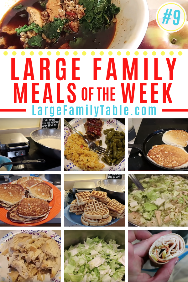 Large Family Meal Plan