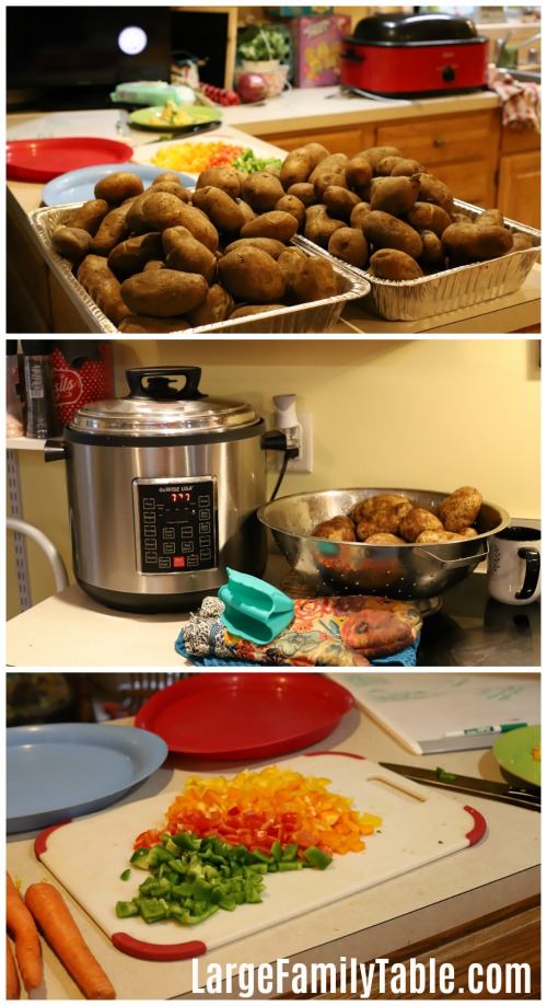 Crockpot freezer meals prep