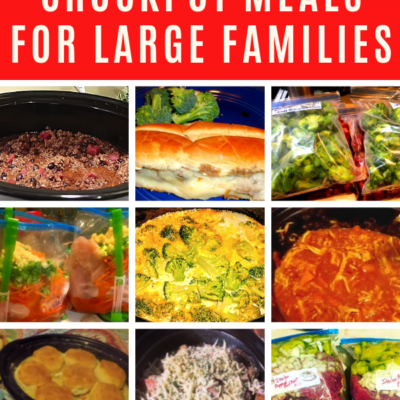 Cheap crockpot meals for large families