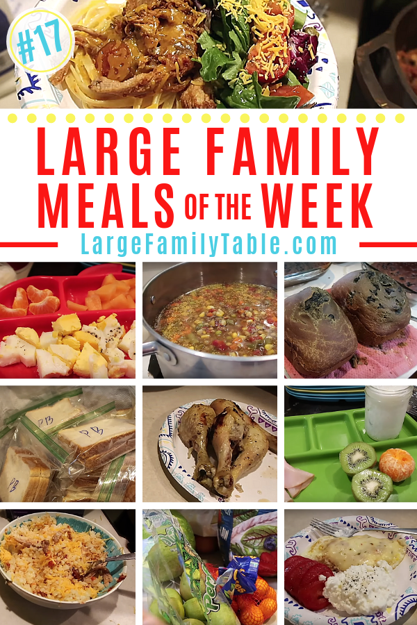 Large Family Table - Page 8 of 158 - Super Mega Meals | Homeschooling ...