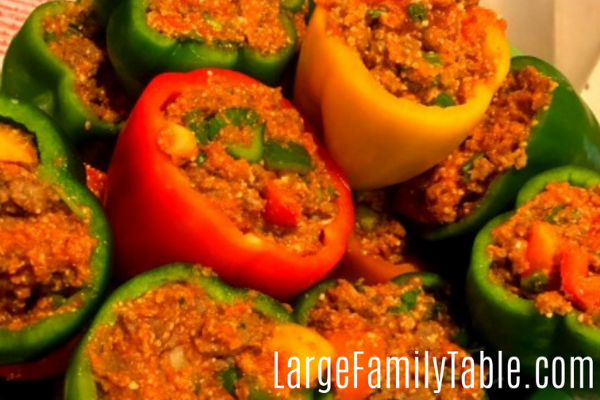 Large Family Stuffed Peppers