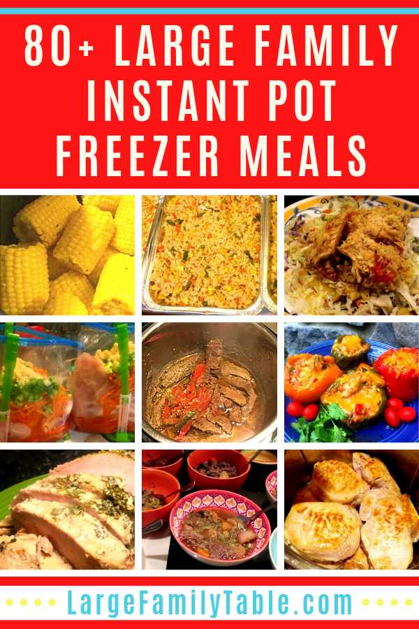 A Full Month of Easy Instant Pot Freezer Dump Meals