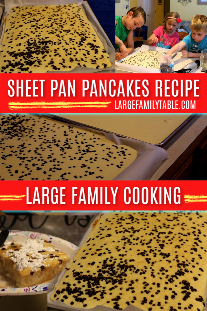 Large Family Sheet Pan Pancakes Recipe