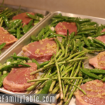 garlic steak & veggies sheet pan dinner