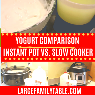 Instant Pot vs Slow Cooker Yogurt