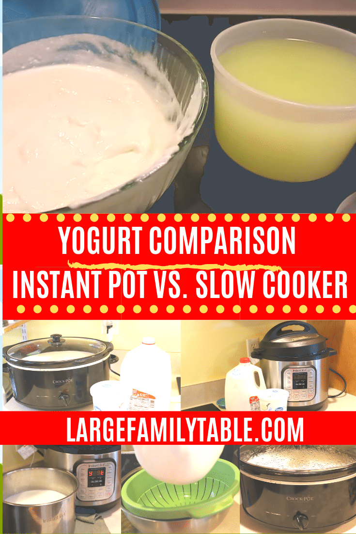 Instant Pot vs Slow Cooker Yogurt