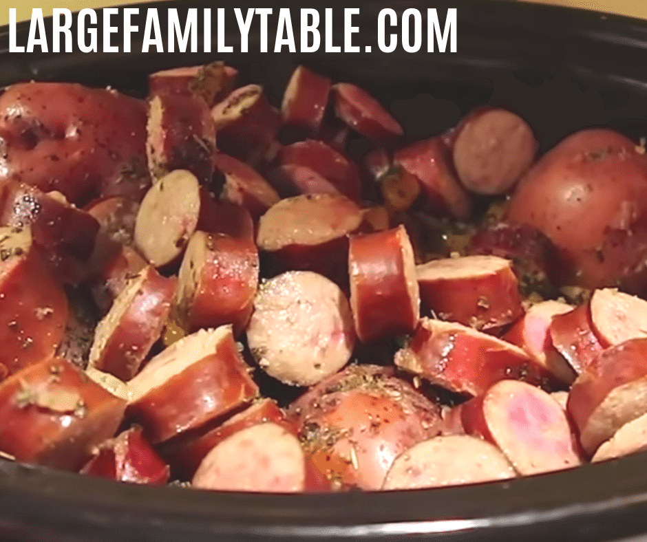 kielbasa in a crock pot