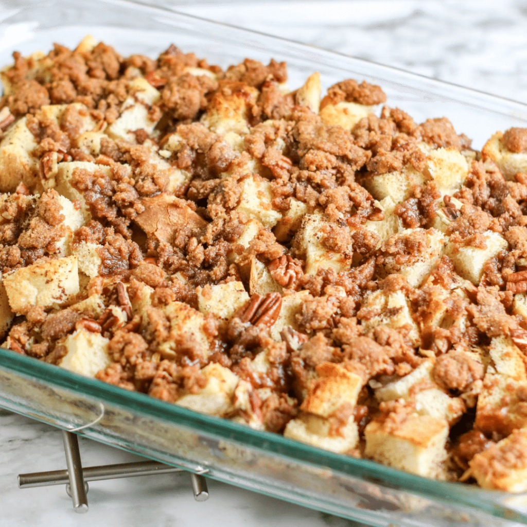 Pecan Overnight French Toast Casserole Large Family Table