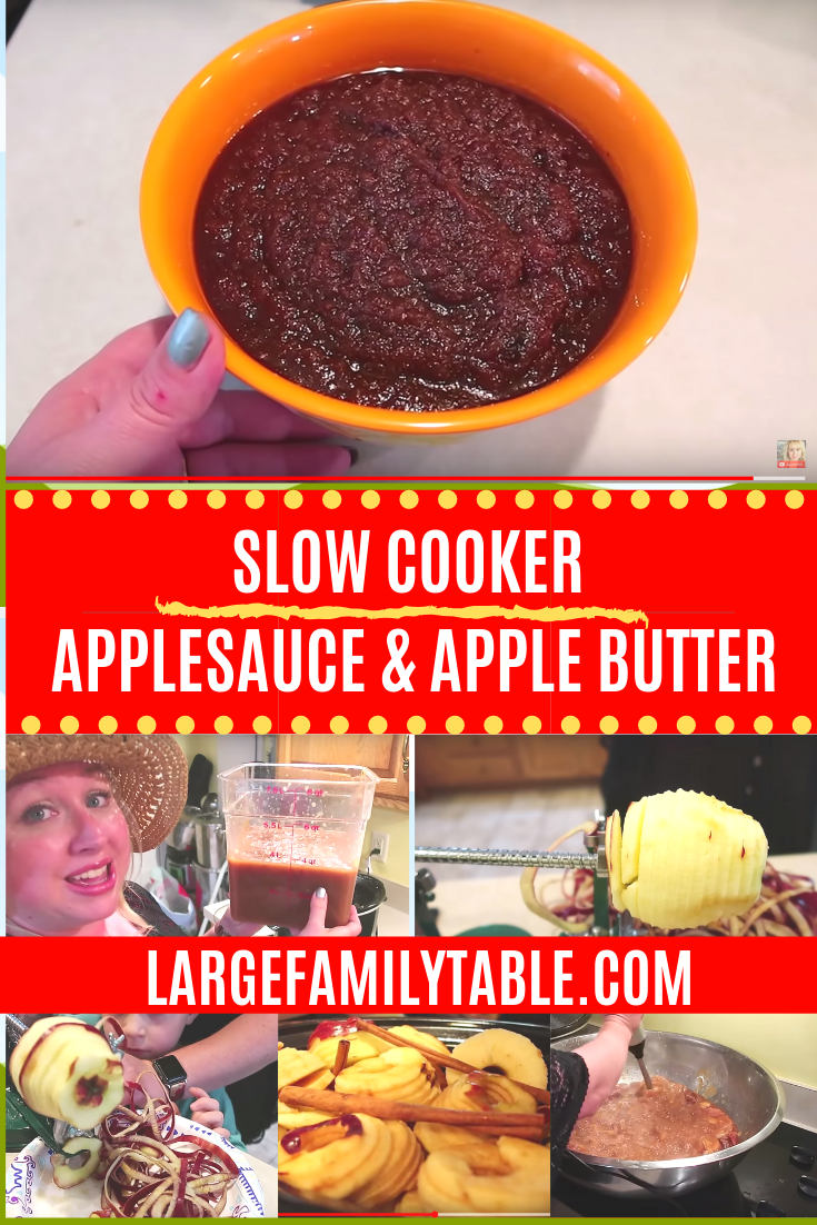 SLOWCOOKERAPPLESAUCEAPPLEBUTTER3 Large Family Table