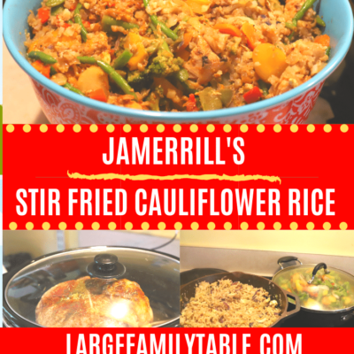 Stir Fried Cauliflower Rice