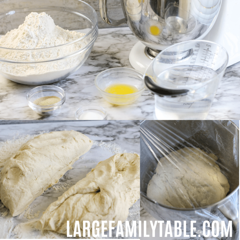 Stand Mixer French Bread Recipe Large Family Table