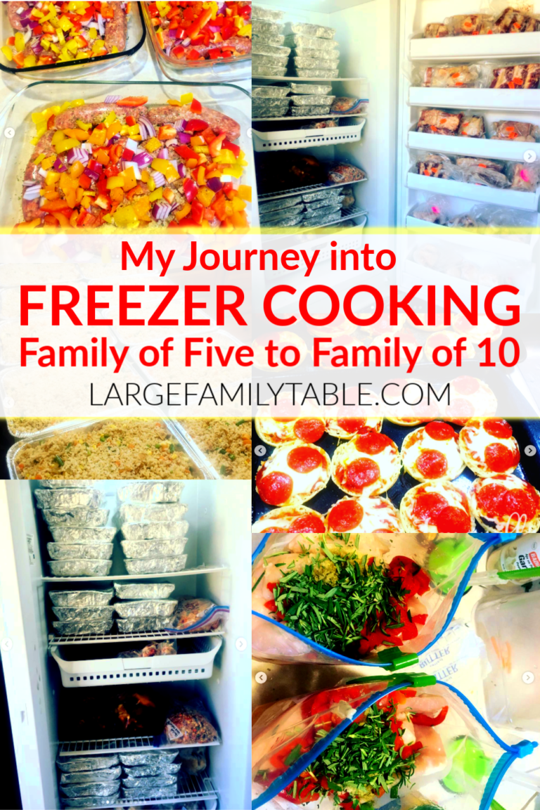 My Journey into Freezer Cooking {Storytime with Jamerrill} - Large ...