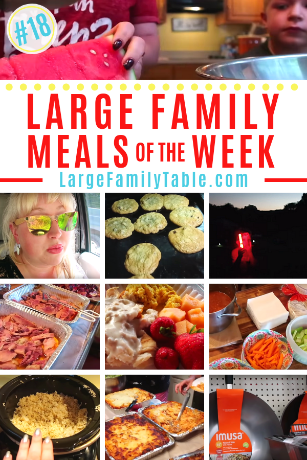 Large Family Meals of the Week #18