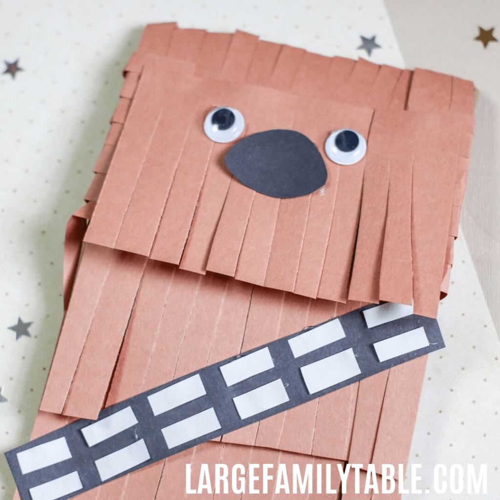 wookie paper bag puppet craft