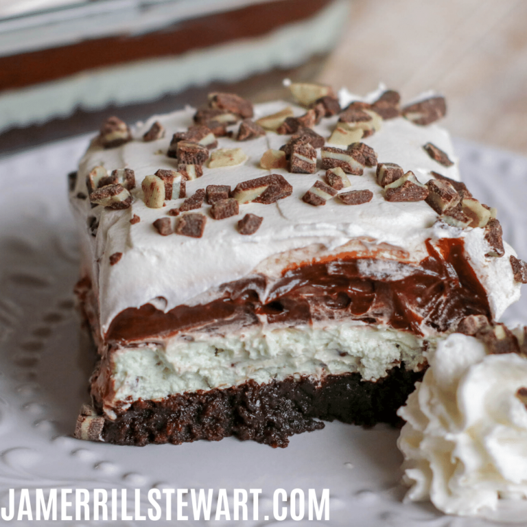 Homemade Andes Mint Brownie Lush