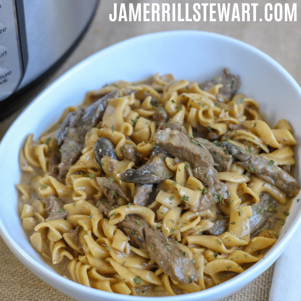 Instant Pot Beef Stroganoff Recipe