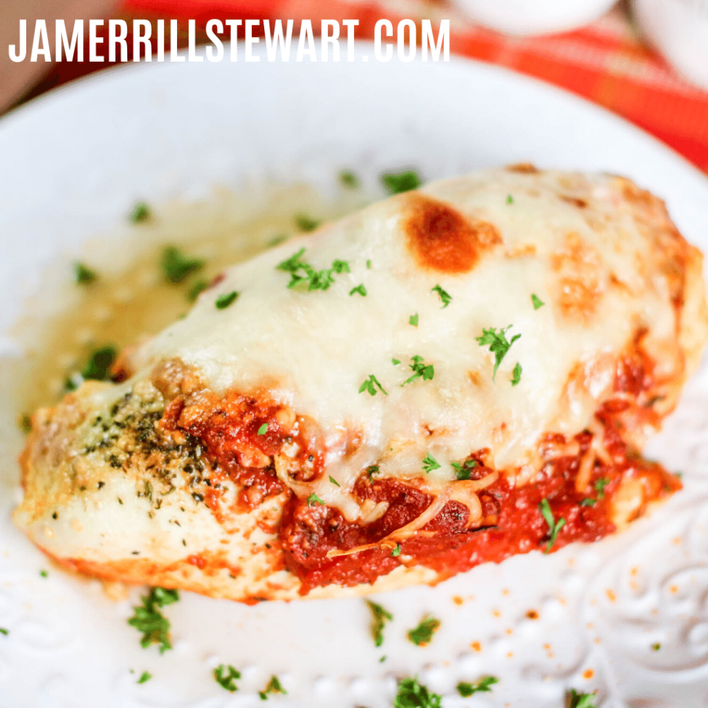 Low Carb Marinara Parmesan Chicken | JamerrillStewart.Com