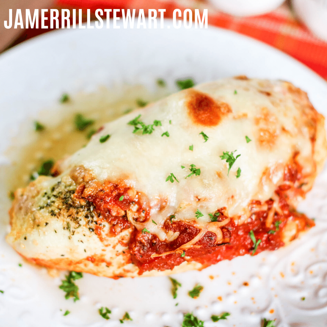 Low Carb Marinara Parmesan Chicken
