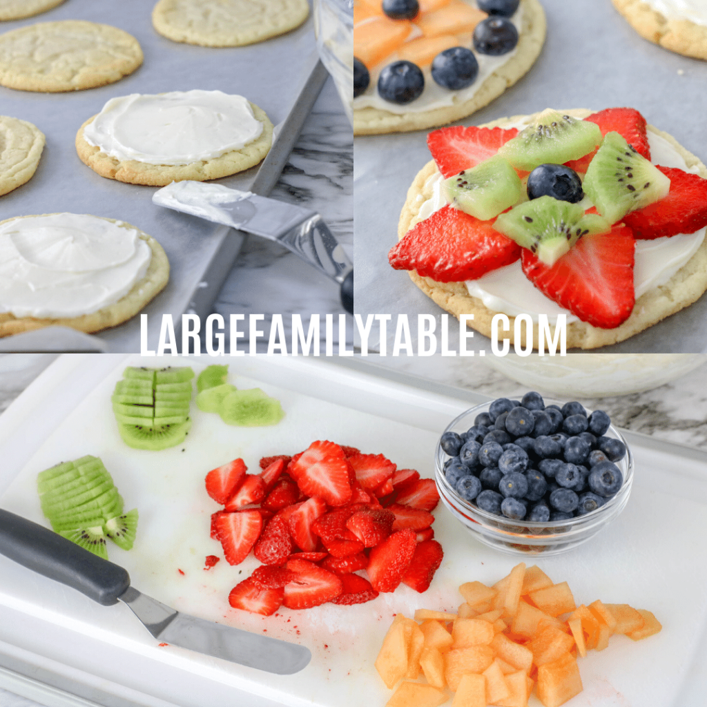 Mini Personalized Fruit Pizzas!