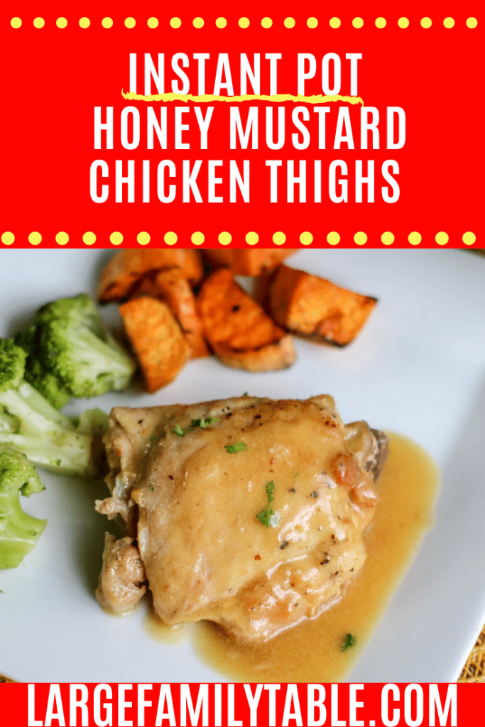 instant pot honey mustard chicken thighs