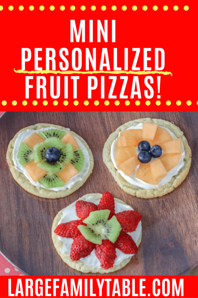Mini Personalized Fruit Pizzas!