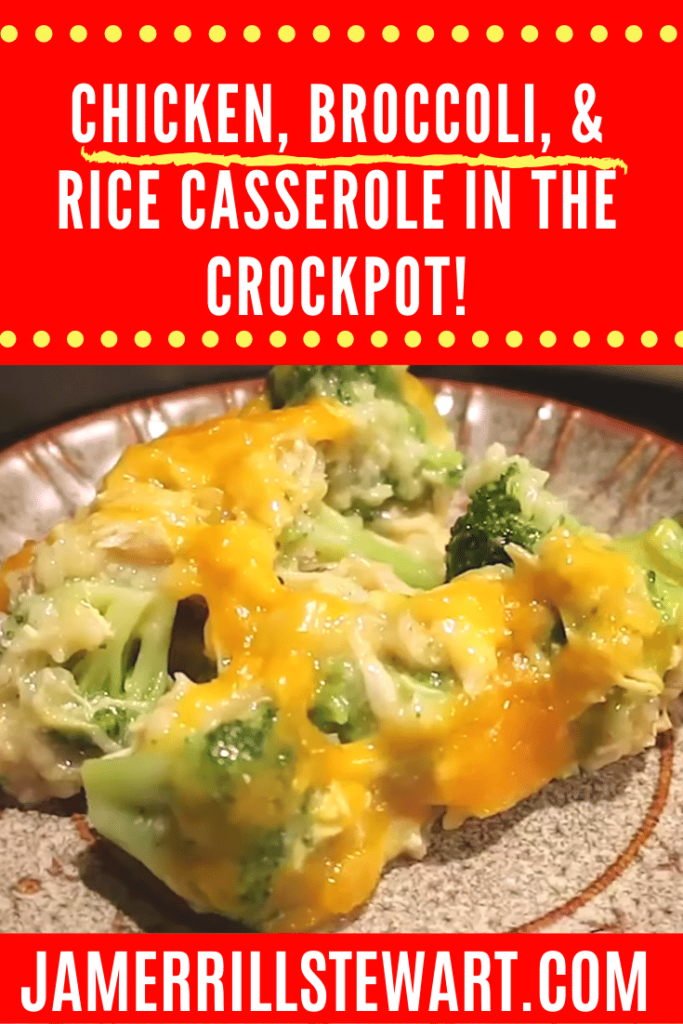 Slow Cooker Cheesy Chicken, Broccoli and Rice Casserole - 365 Days of Slow  Cooking and Pressure Cooking