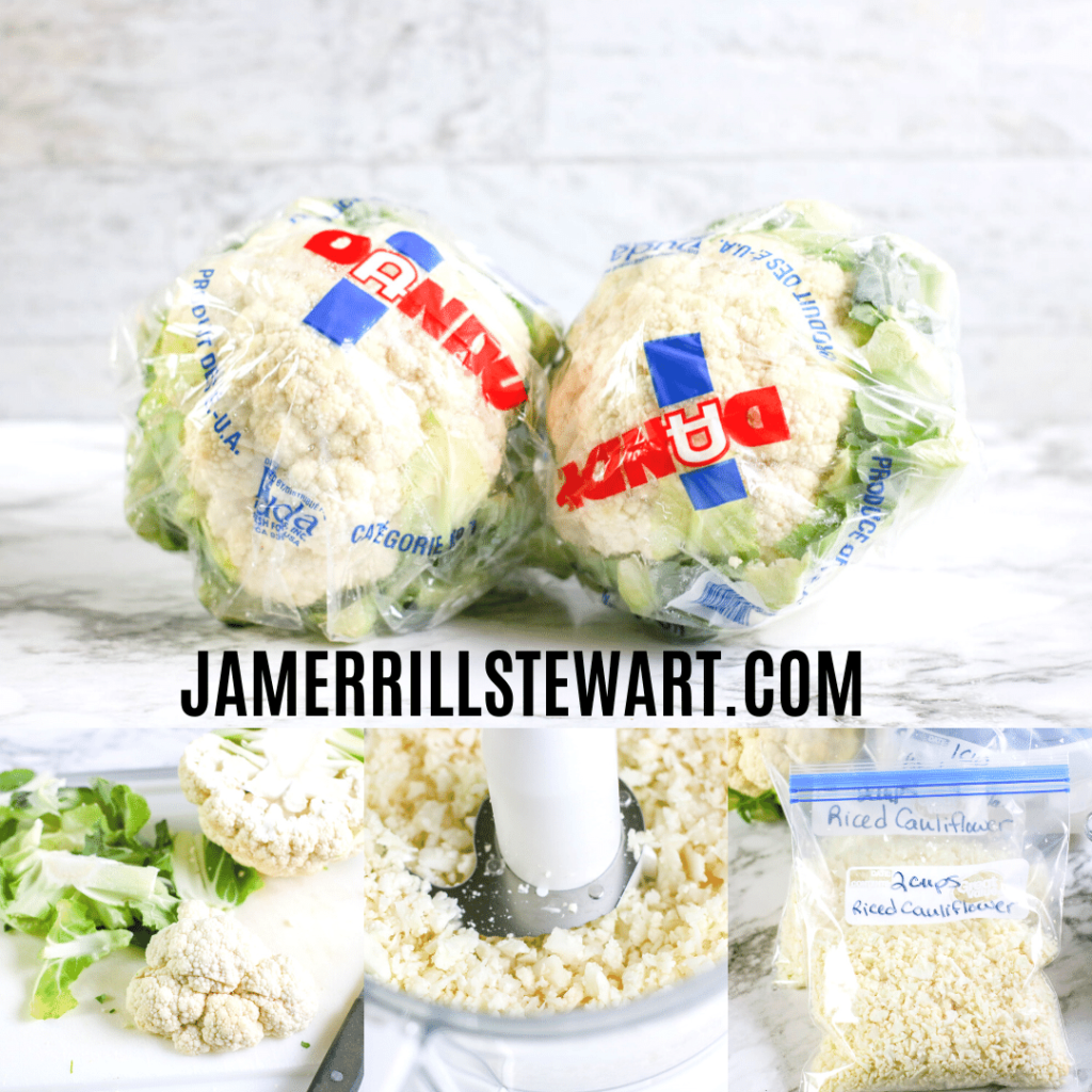 How to Make Homemade Cauliflower Rice