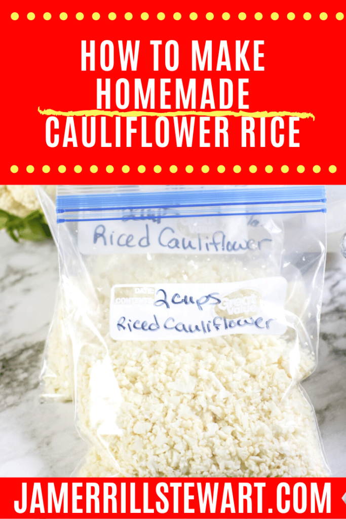 How to Make Homemade Cauliflower Rice