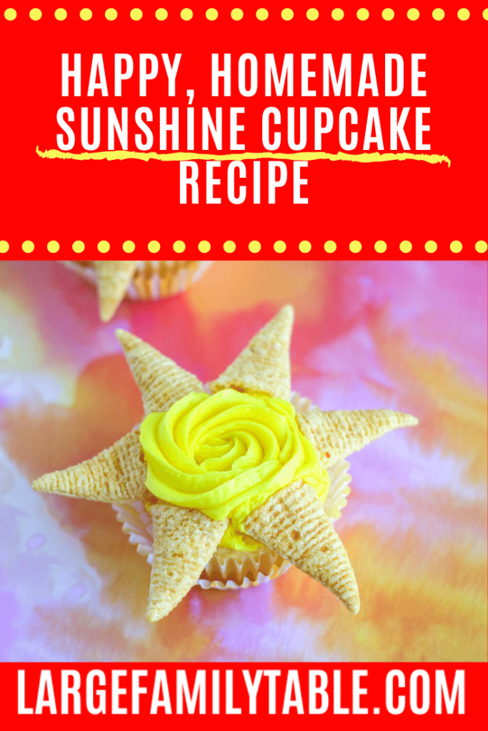 Happy, Homemade Sunshine Cupcakes Recipe!