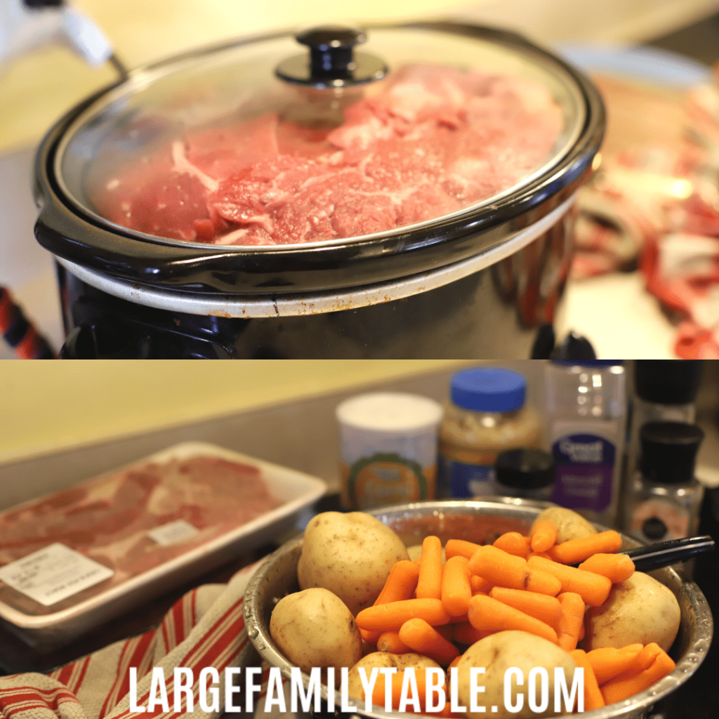 Large Family Classic Pot Roast in the Slow Cooker