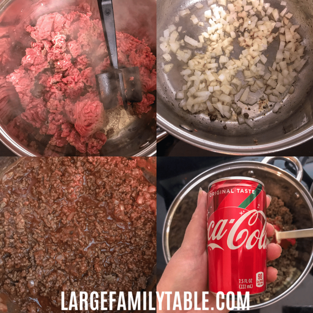 Homemade Cola Sloppy Joes Stove Top Recipe!