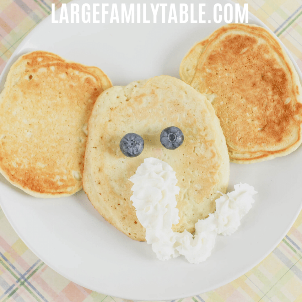 Cooking with Kids: Elephant Pancakes Recipe