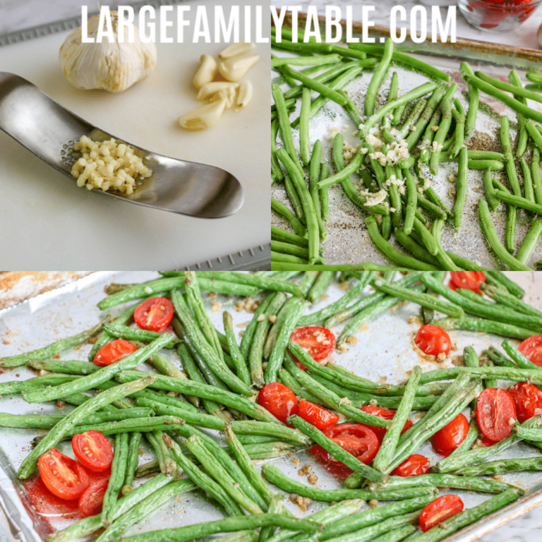 Garlicky Green Beans And Tomatoes