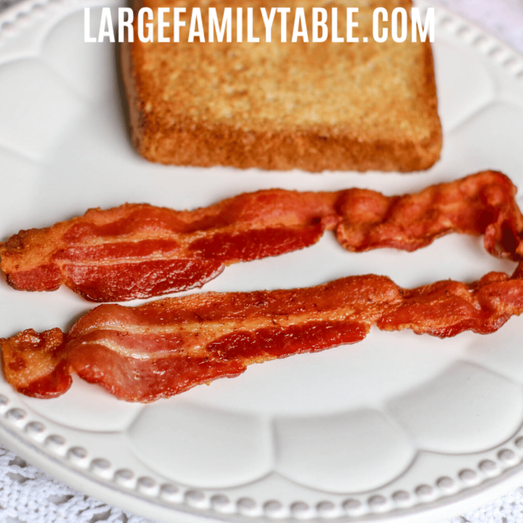 Air Fryer Bacon - yay!