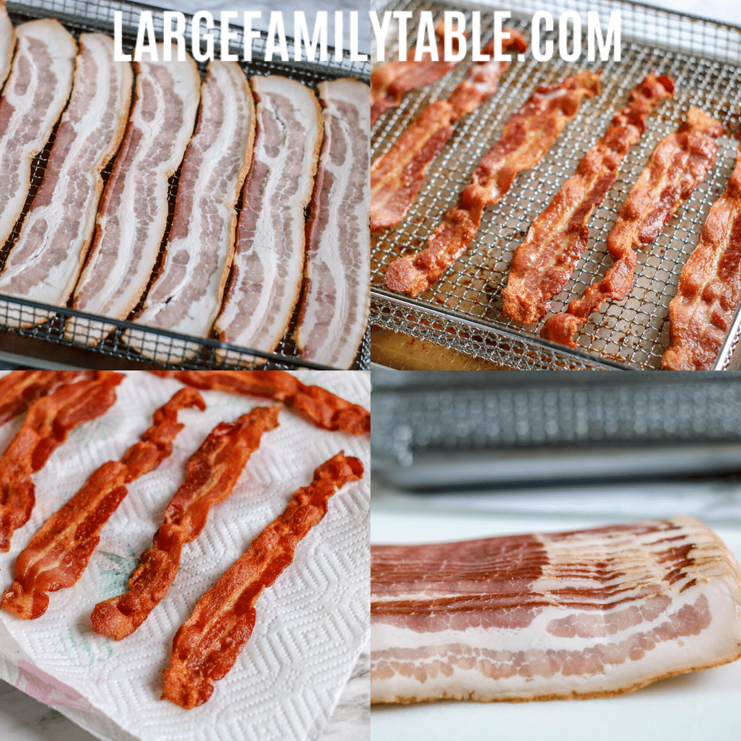 AirFryerBaconprocess Large Family Table