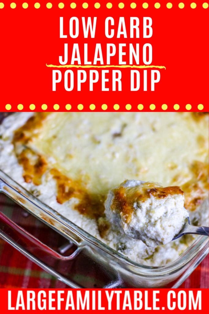 low carb jalapeno popper dip