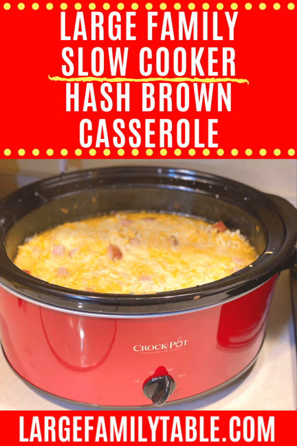 Slow cooker hash brown casserole largefamilytable com