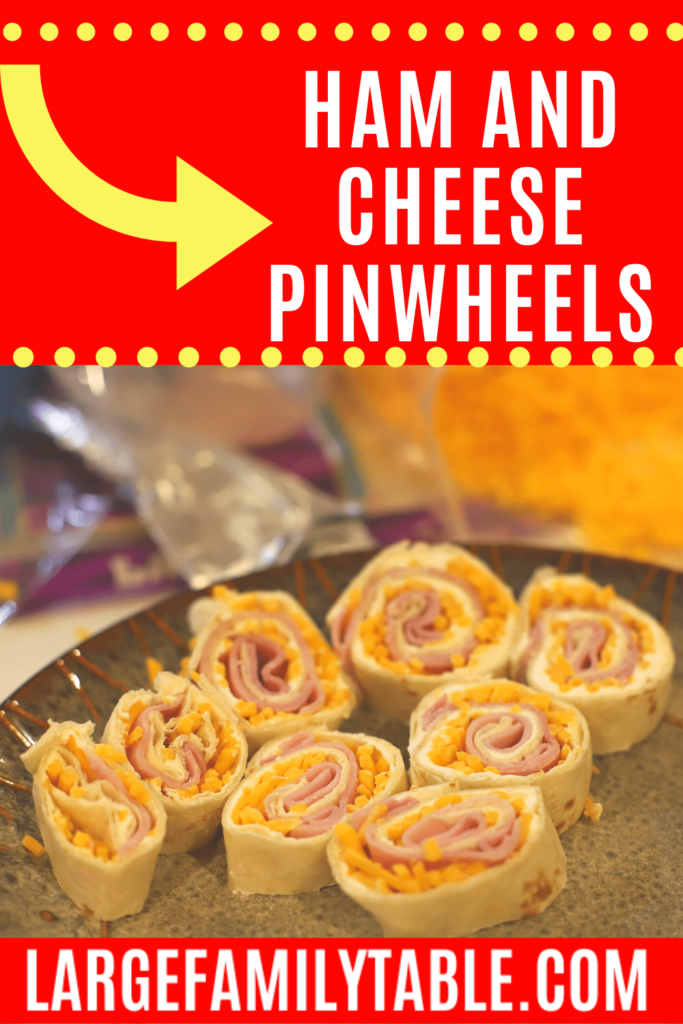 Pepperoni and Cheese Pinwheels | Large Family Freezer Meals