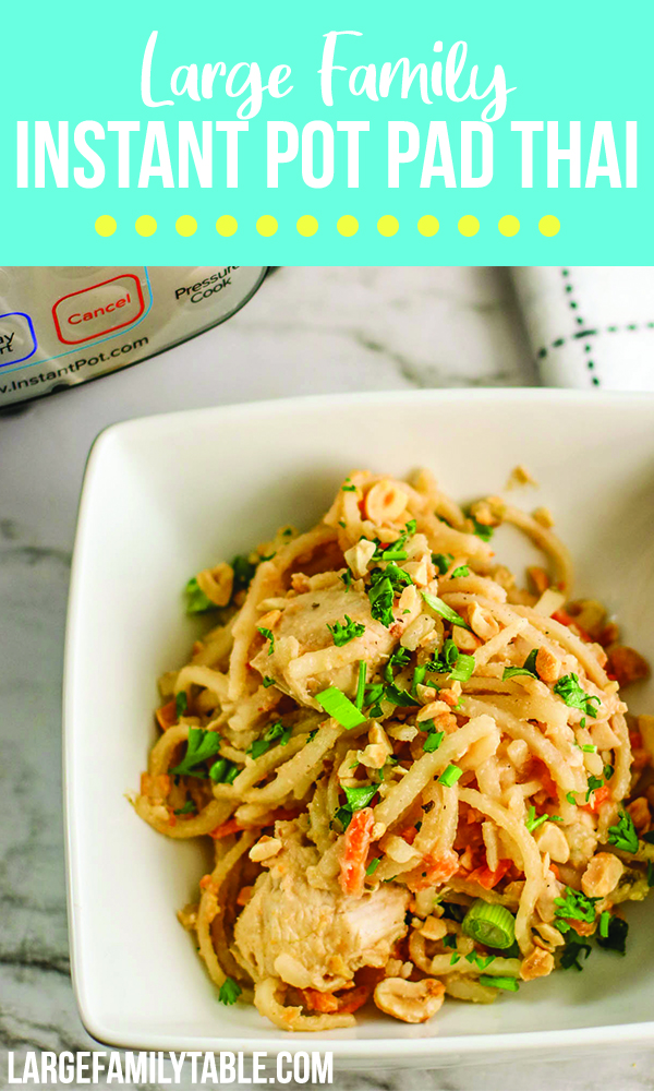 Pad thai discount in instant pot