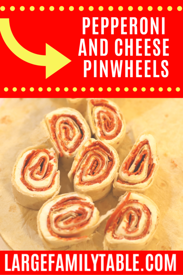 Pepperoni And Cheese Pinwheels Large Family Freezer Meals