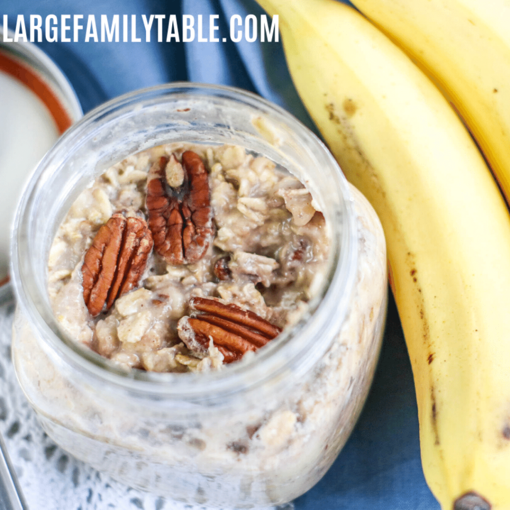 Banana Bread Overnight Oats