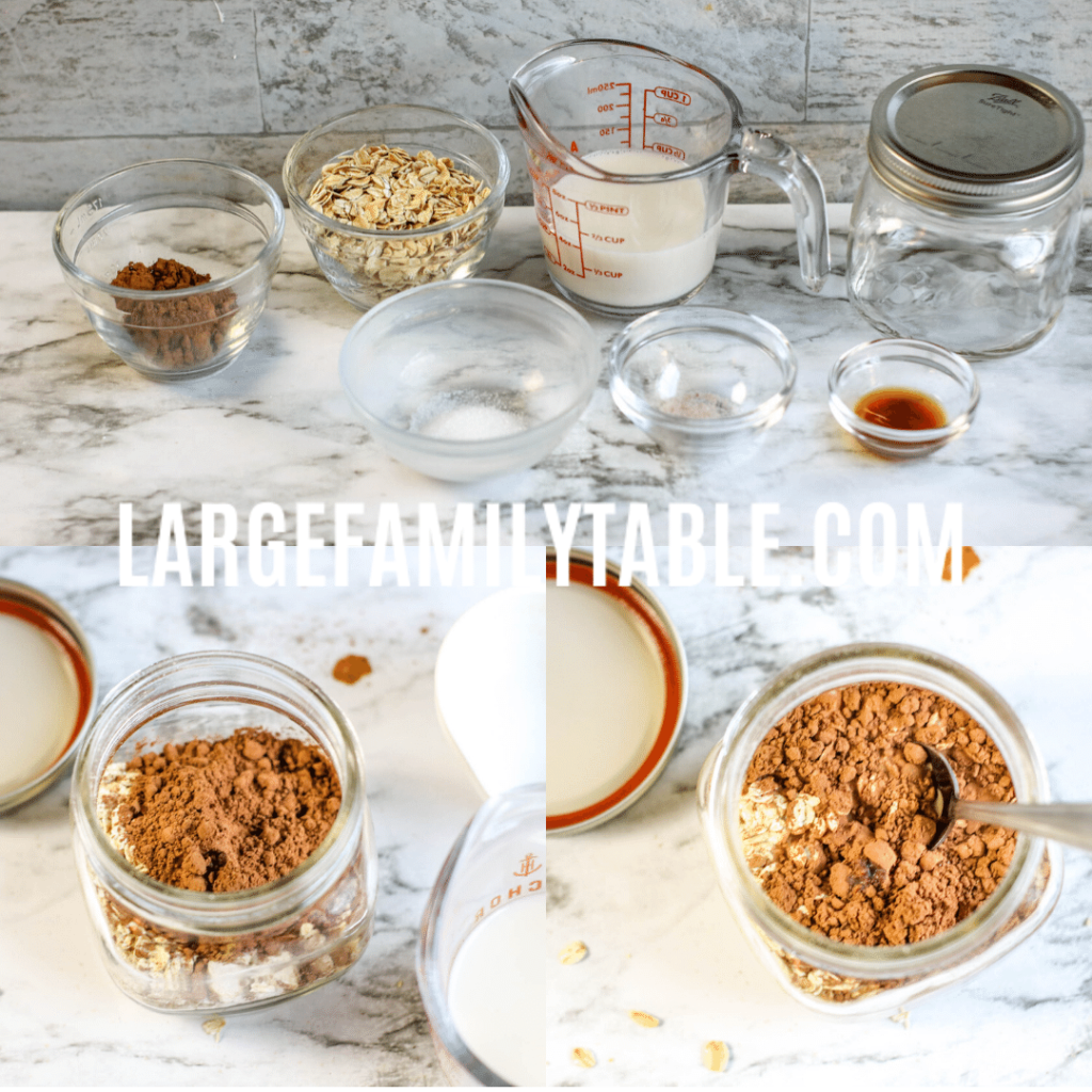 Brownie Batter Overnight Oats