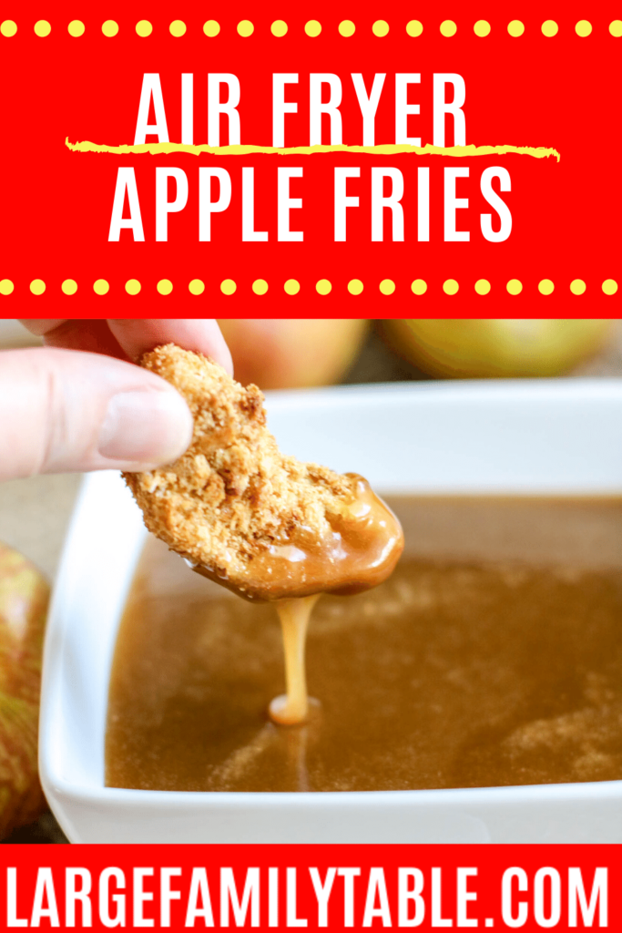 Large Family AIR FRYER APPLE FRIES RECIPE