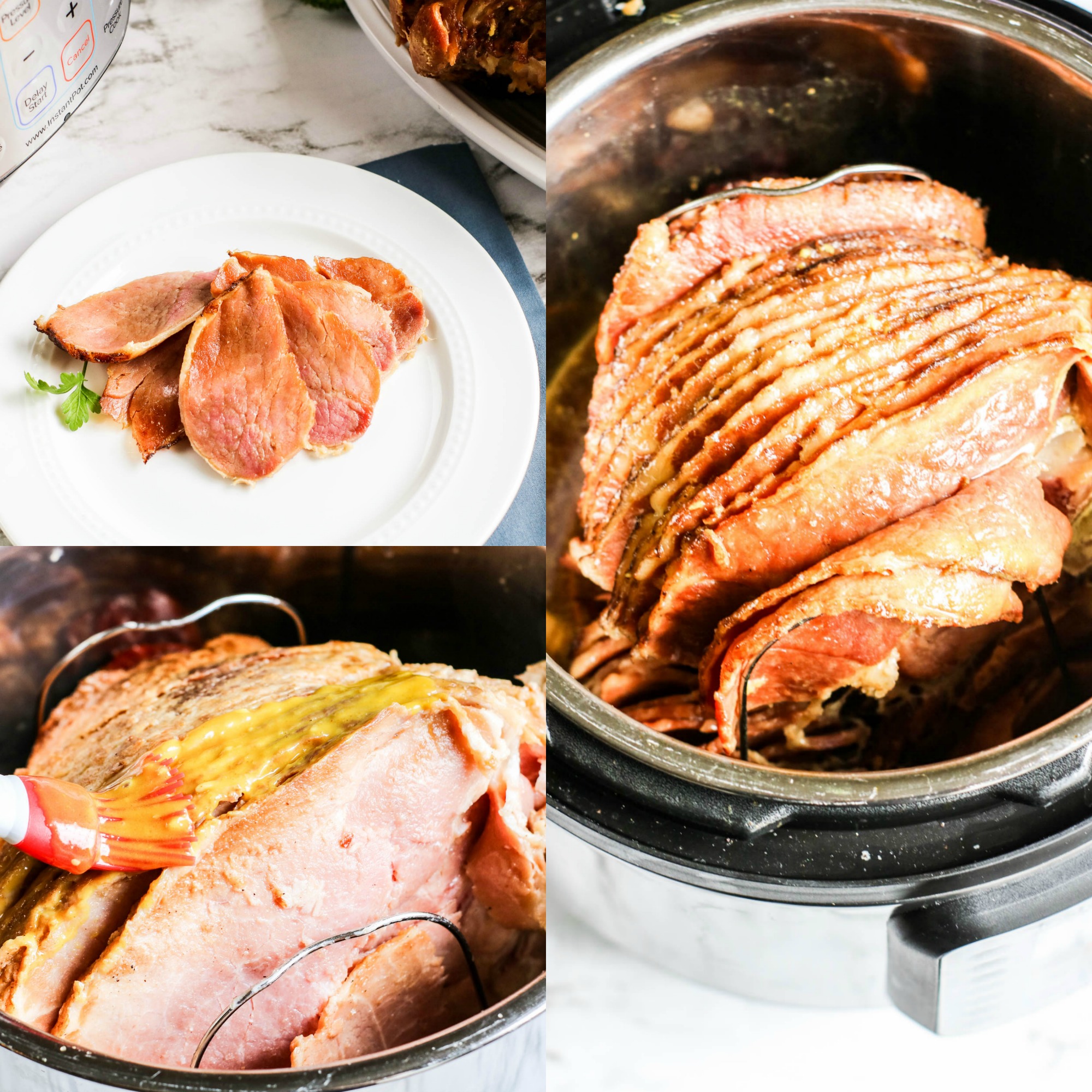 HOW TO COOK HAM IN THE INSTANT POT | LARGE FAMILY RECIPES - Large