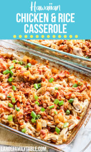 Large Family Hawaiian Chicken and Rice Casserole | Big Family Dinners ...