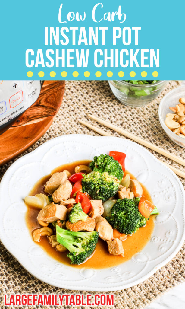 INSTANT POT LOW CARB CASHEW CHICKEN | Low Carb, Dairy Free