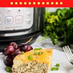 Instant Pot Sausage Breakfast Casserole