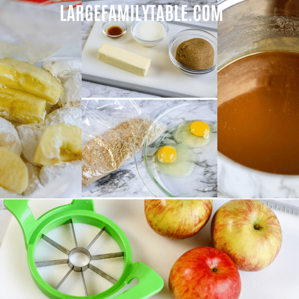 Large Family AIR FRYER APPLE FRIES RECIPE