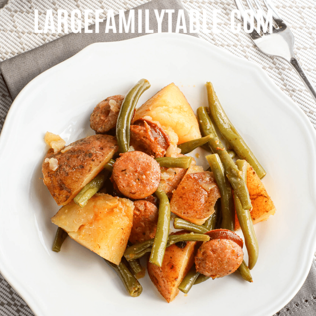 Instant pot sausage best sale green beans and potatoes