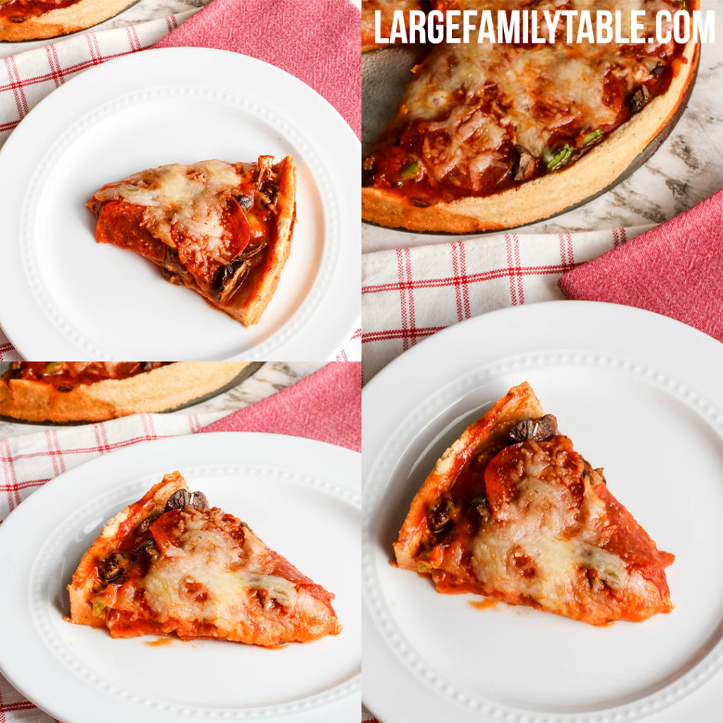 Low Carb Deep Dish Pizza | Large Family Pizza Night